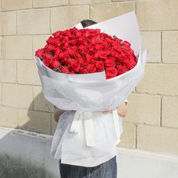 백송이 대형꽃다발 (장미)