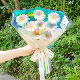 오로라 거베라 꽃다발 (사랑은 수수께끼)