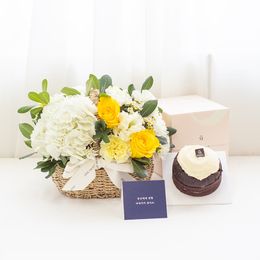 허니 레몬 블룸 & 미니 초콜릿케이크