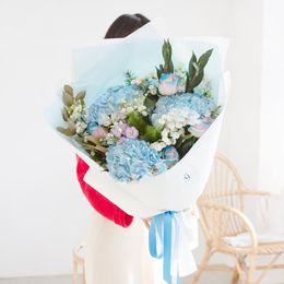 대형꽃다발 (윈터 수국 다발)