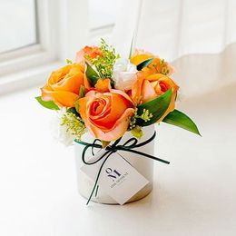 코럴 로즈 센터피스