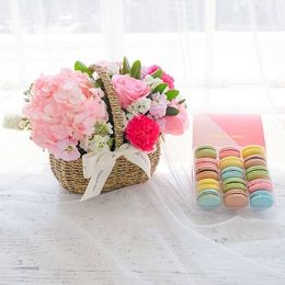 핑크 블룸 & 마카롱 (15구)