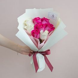 핑크 레이디 꽃다발