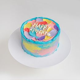 레어 초코 팔레트 레터링 케이크