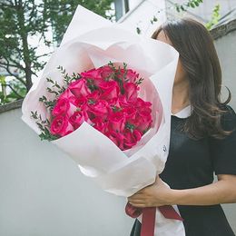 대형꽃다발 (핫핑크장미)