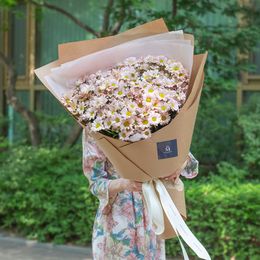 대형꽃다발 (연핑크소국)