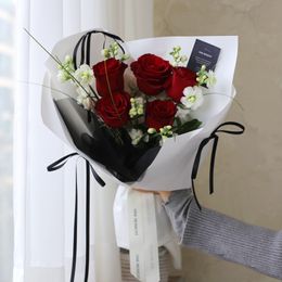 발레코어 꽃다발 (레드)