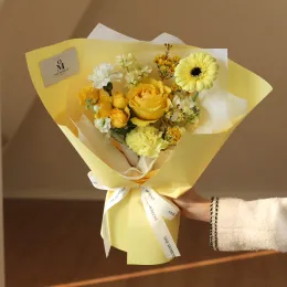 졸업 꽃다발(옐로)