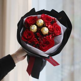 발렌타인 꽃다발 (레드)