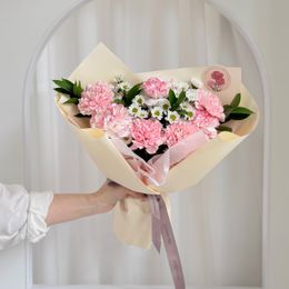 핑크 소프트 부케