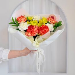코럴 소프트 부케