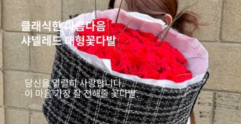 샤넬레드장미 대형