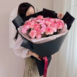 핑크 플로라 카네이션 (대형꽃다발)
