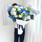 대형꽃다발 (산토리니 블루)
